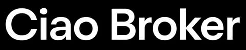 Ciao Broker logo in white text on black background